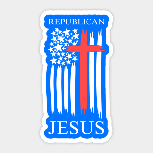 Republican-Jesus Sticker